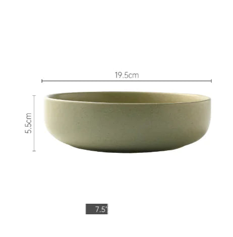 Japanese Ceramic Bowl and Plate Set – Perfect for Ramen, Salads, and More